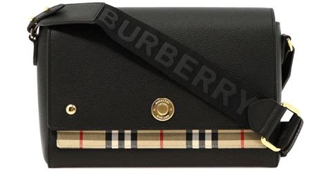 burberry black crossbody bags|Burberry note bag black.